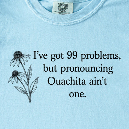 99 Problems Ouachita Ain't One Kids Cotton T-Shirt