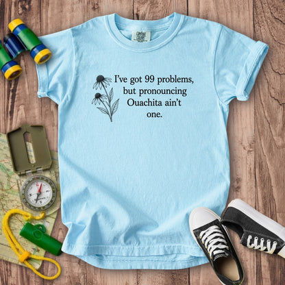 99 Problems Ouachita Ain't One Kids Cotton T-Shirt