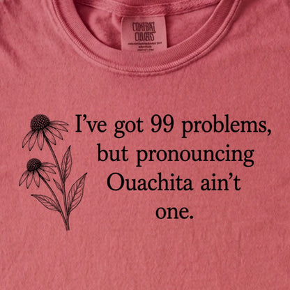 99 Problems Ouachita Ain't One Kids Cotton T-Shirt