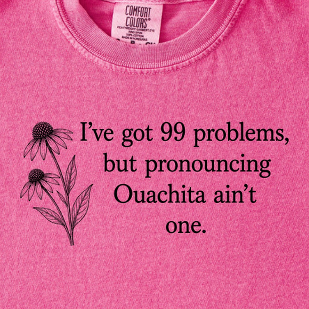99 Problems Ouachita Ain't One Kids Cotton T-Shirt
