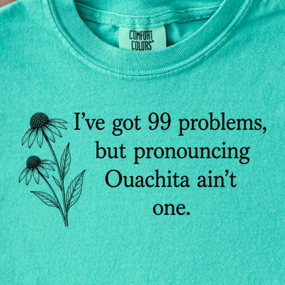 99 Problems Ouachita Ain't One Kids Cotton T-Shirt