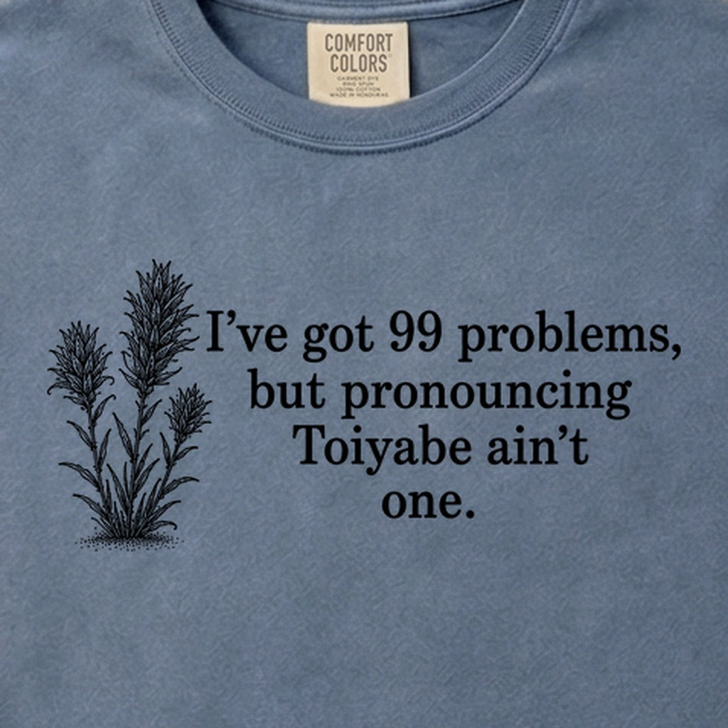 99 Problems Toiyabe Ain't One Cotton T-Shirt