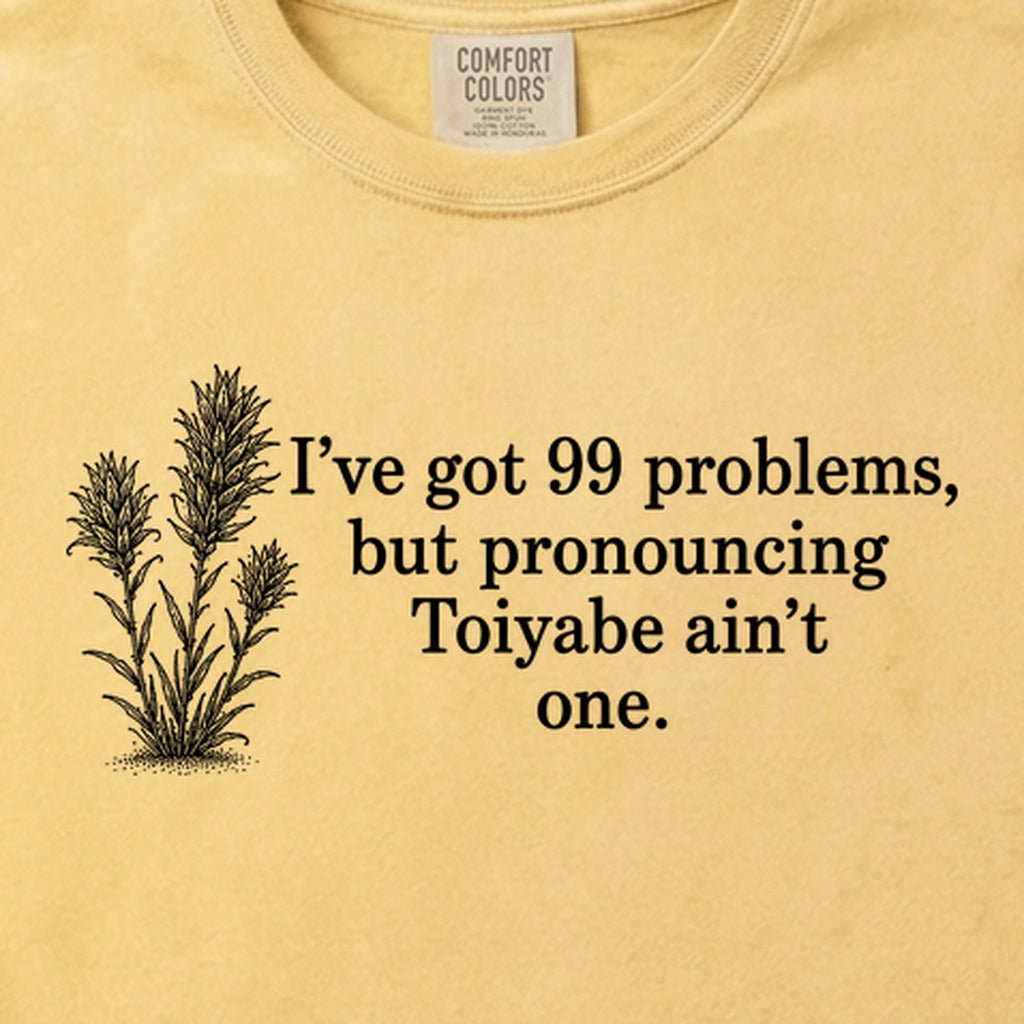 99 Problems Toiyabe Ain't One Cotton T-Shirt