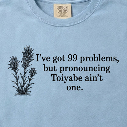 99 Problems Toiyabe Ain't One Cotton T-Shirt
