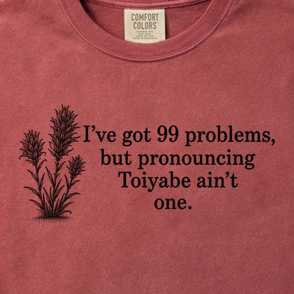 99 Problems Toiyabe Ain't One Cotton T-Shirt