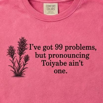 99 Problems Toiyabe Ain't One Cotton T-Shirt