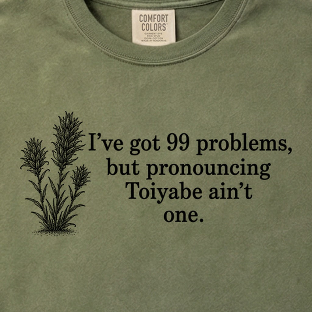 99 Problems Toiyabe Ain't One Cotton T-Shirt