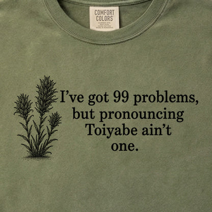 99 Problems Toiyabe Ain't One Cotton T-Shirt