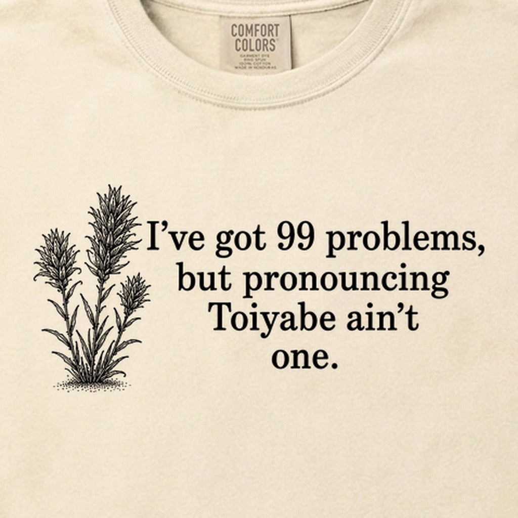 99 Problems Toiyabe Ain't One Cotton T-Shirt