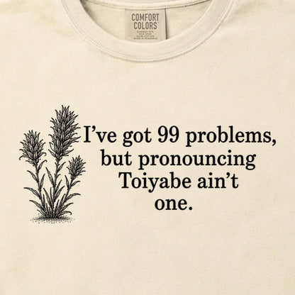 99 Problems Toiyabe Ain't One Cotton T-Shirt