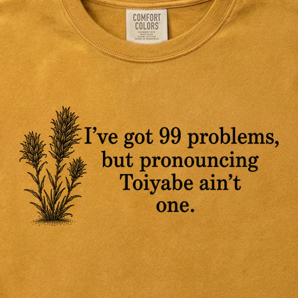99 Problems Toiyabe Ain't One Cotton T-Shirt