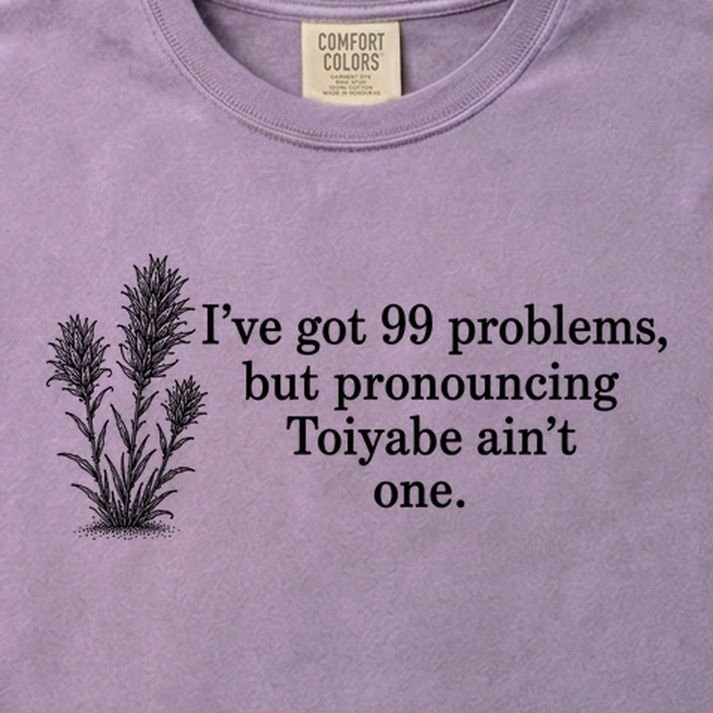 99 Problems Toiyabe Ain't One Cotton T-Shirt