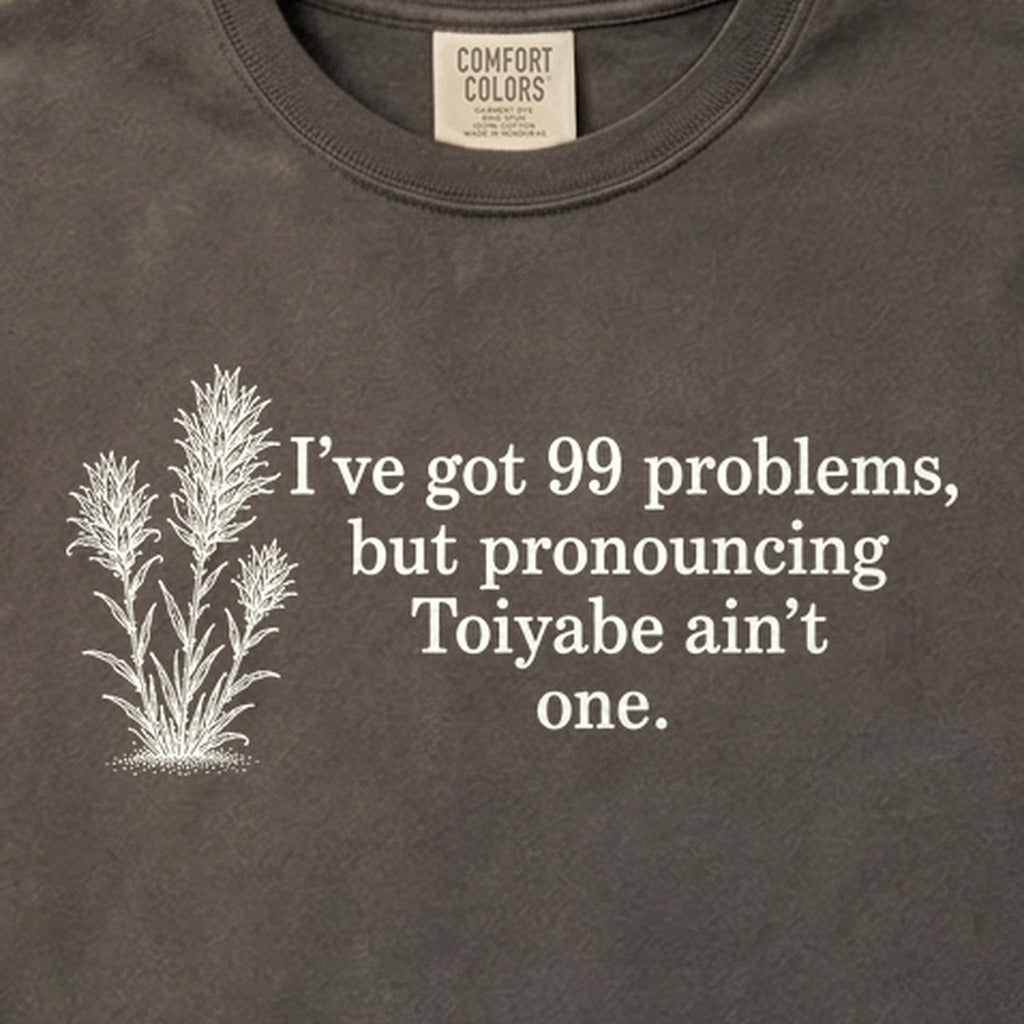 99 Problems Toiyabe Ain't One Cotton T-Shirt