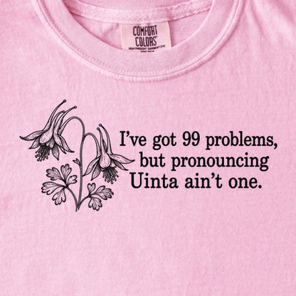 99 Problems Uinta Ain't One Kids Cotton T-Shirt