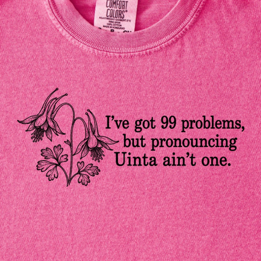 99 Problems Uinta Ain't One Kids Cotton T-Shirt