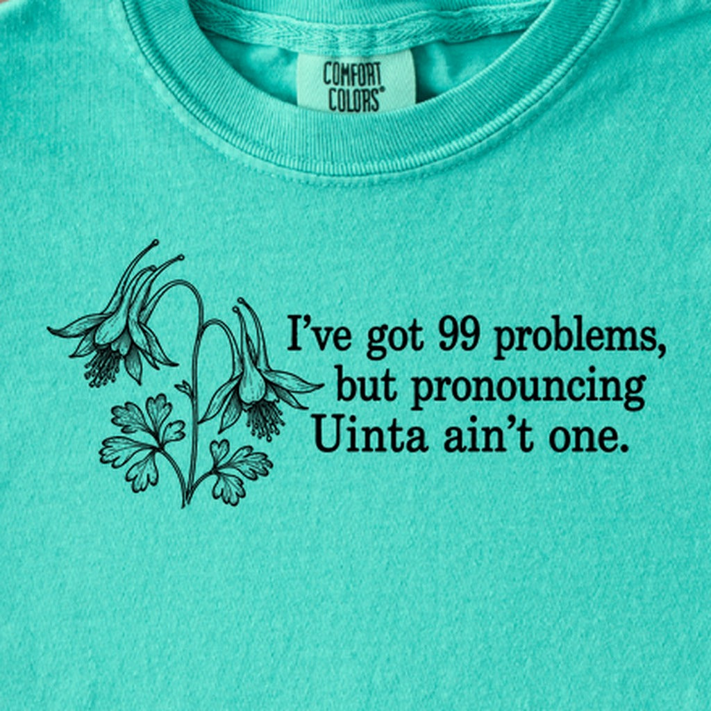 99 Problems Uinta Ain't One Kids Cotton T-Shirt
