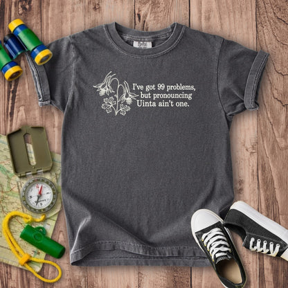 99 Problems Uinta Ain't One Kids Cotton T-Shirt