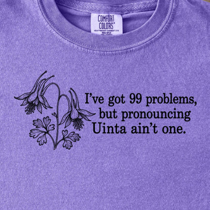 99 Problems Uinta Ain't One Kids Cotton T-Shirt