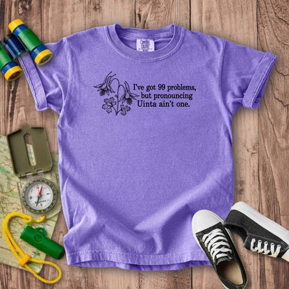99 Problems Uinta Ain't One Kids Cotton T-Shirt
