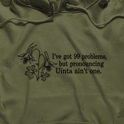99 Problems Uinta Ain't One Hoodie