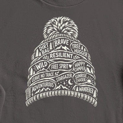 Beanie Affirmations Crewneck Sweatshirt