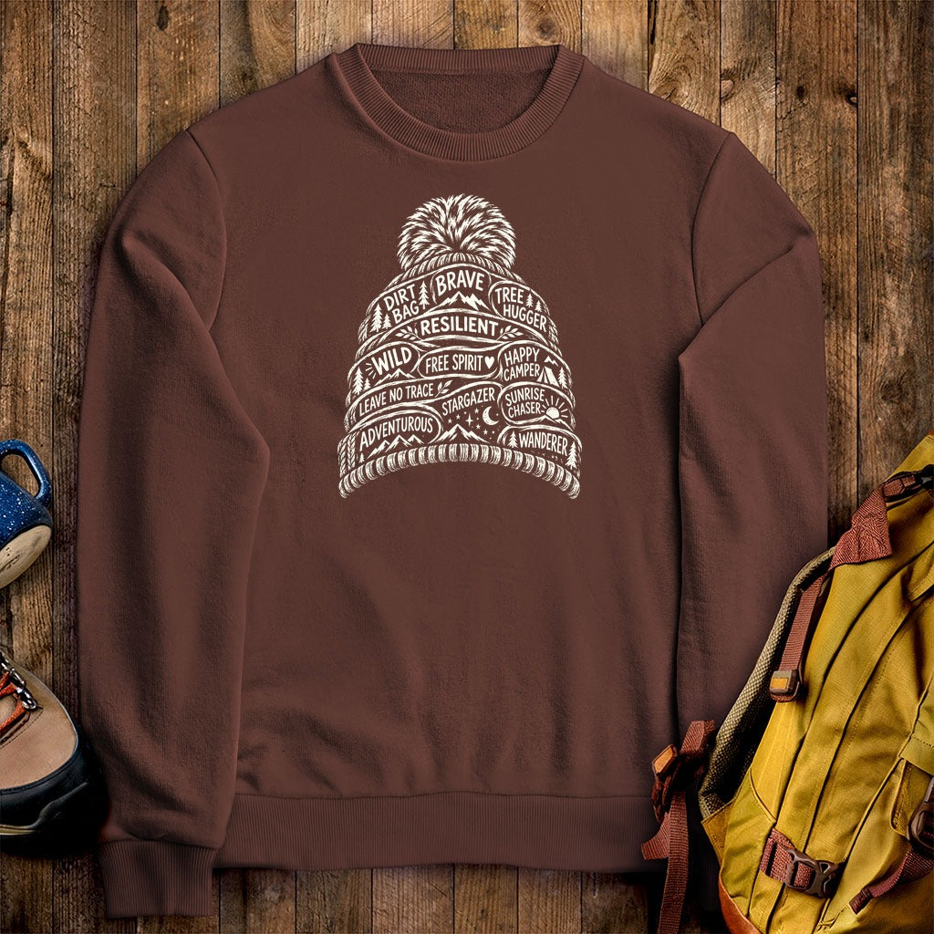 Beanie Affirmations Crewneck Sweatshirt