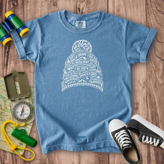 Beanie Affirmations Kids Cotton T-Shirt