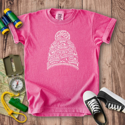 Beanie Affirmations Kids Cotton T-Shirt