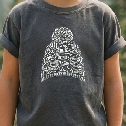 Beanie Affirmations Kids Cotton T-Shirt