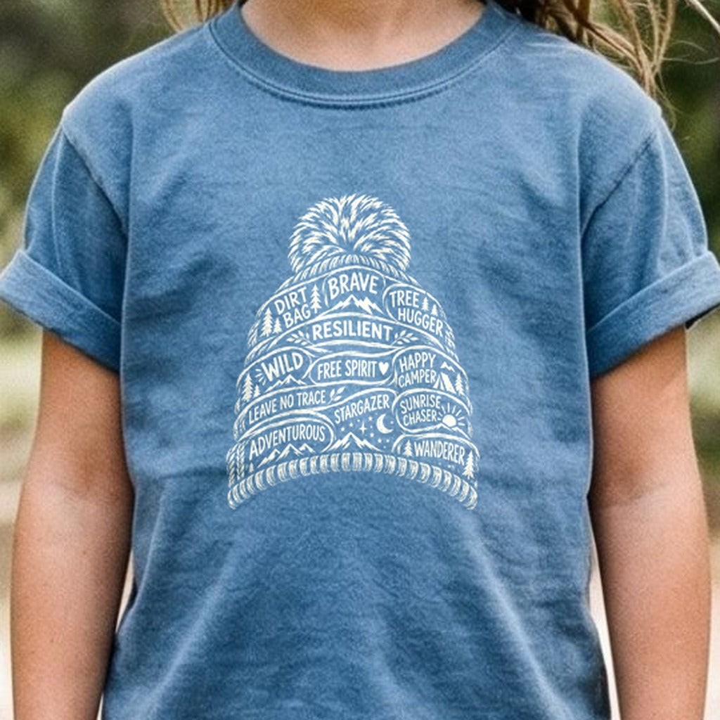 Beanie Affirmations Kids Cotton T-Shirt
