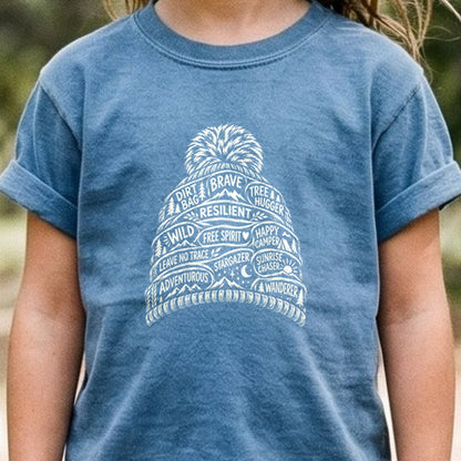 Beanie Affirmations Kids Cotton T-Shirt
