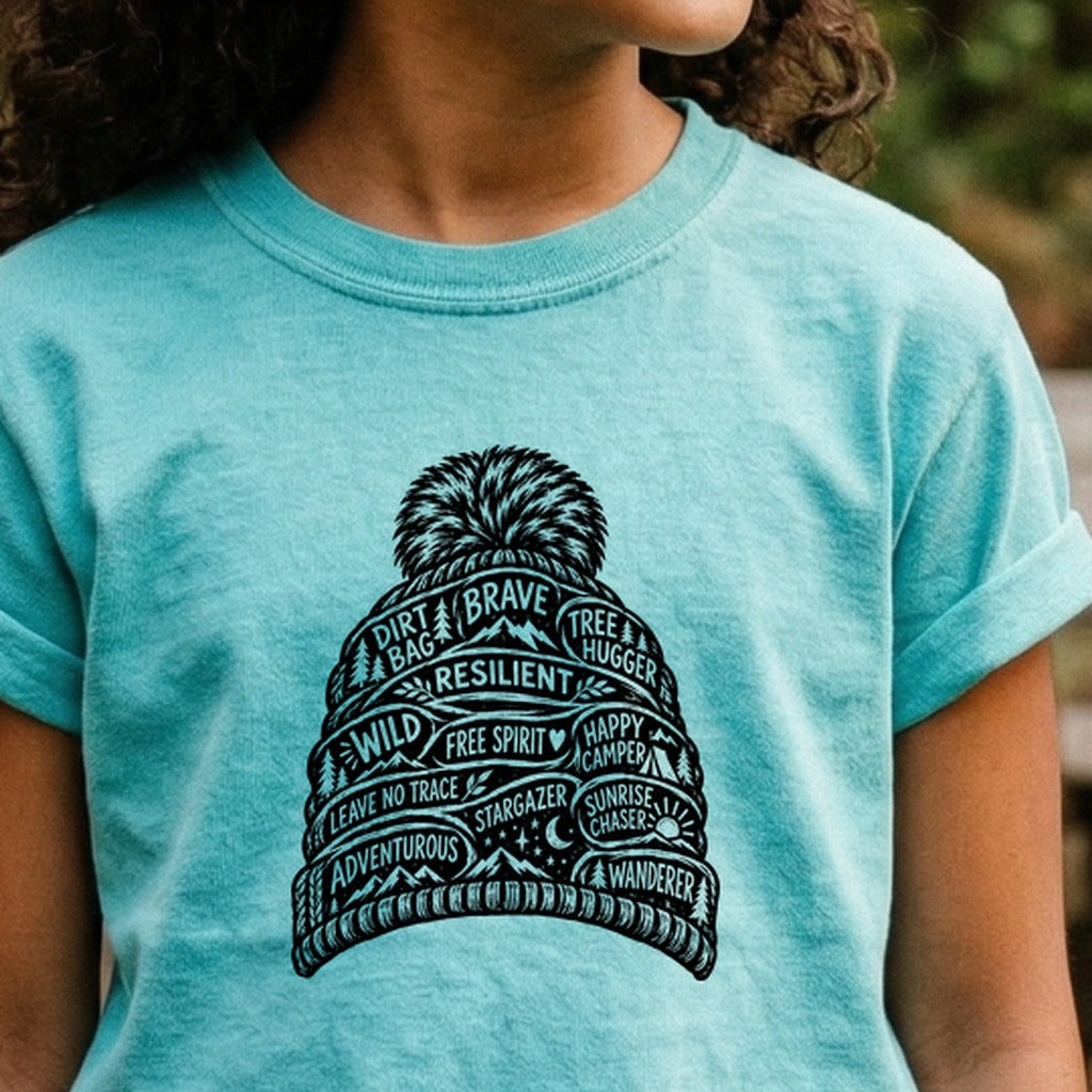 Beanie Affirmations Kids Cotton T-Shirt