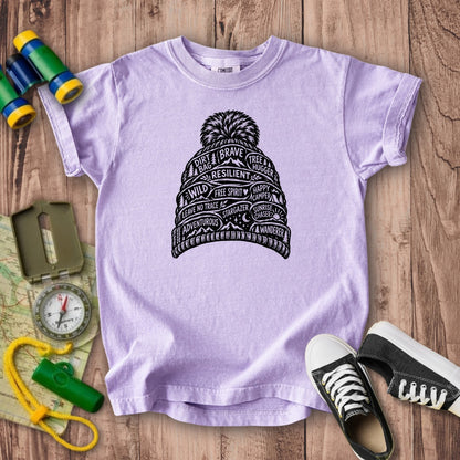 Beanie Affirmations Kids Cotton T-Shirt