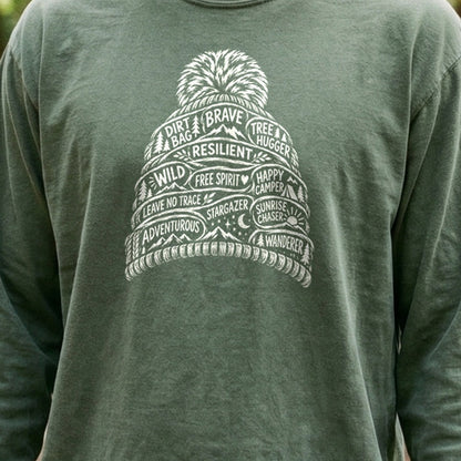 Beanie Affirmations Premium Long Sleeve