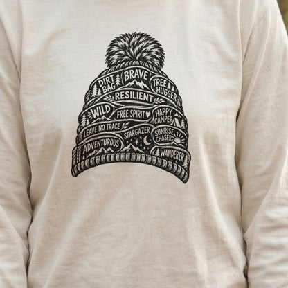 Beanie Affirmations Premium Long Sleeve