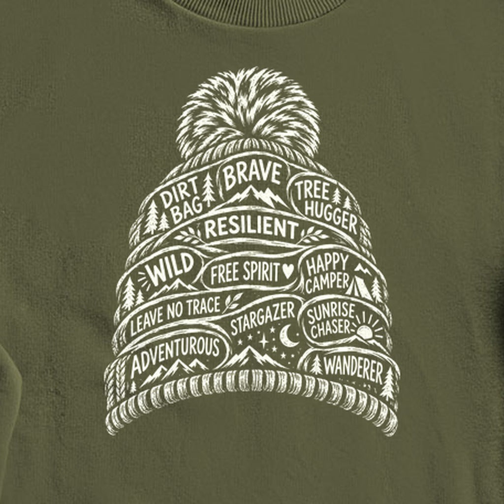 Beanie Affirmations Crewneck Sweatshirt