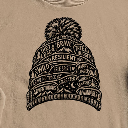Beanie Affirmations Crewneck Sweatshirt