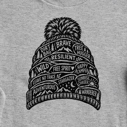 Beanie Affirmations Crewneck Sweatshirt