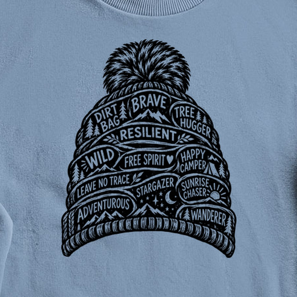 Beanie Affirmations Crewneck Sweatshirt