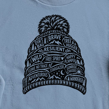 Beanie Affirmations Crewneck Sweatshirt
