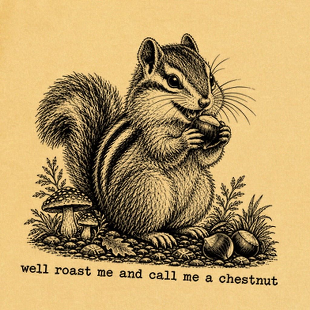 Roast Me and Call Me a Chestnut Chipmunk Premium Long Sleeve