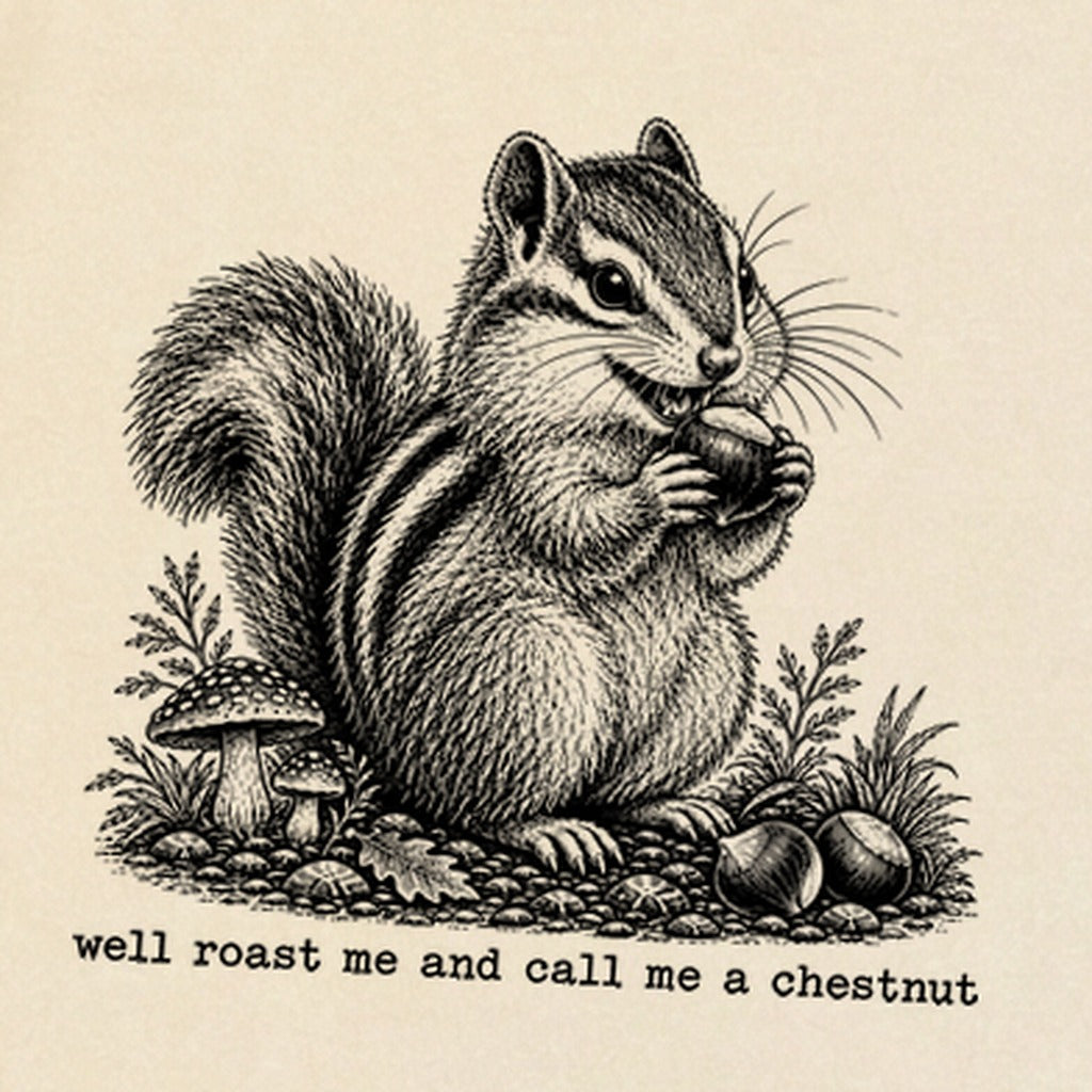 Roast Me and Call Me a Chestnut Chipmunk Premium Long Sleeve
