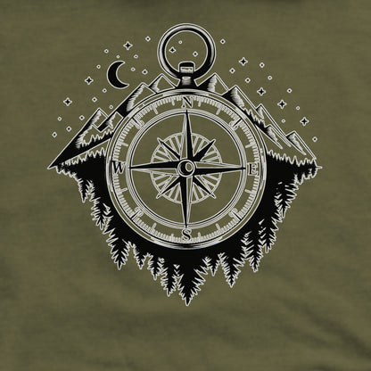 Navigate the Mountains Crewneck Sweatshirt Adventure and Outdoors Themed Sweatshirt