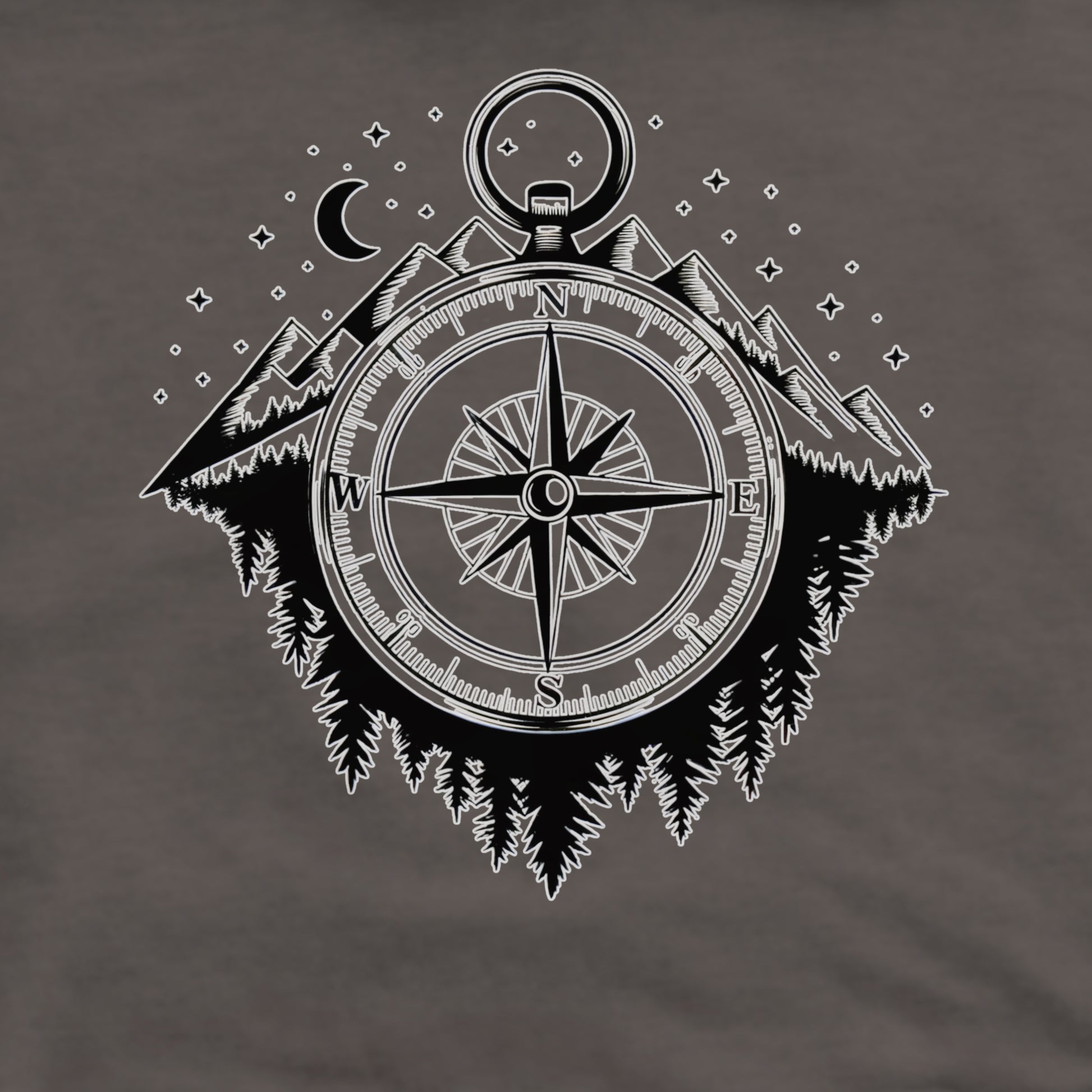 Navigate the Mountains Crewneck Sweatshirt Adventure and Outdoors Themed Sweatshirt