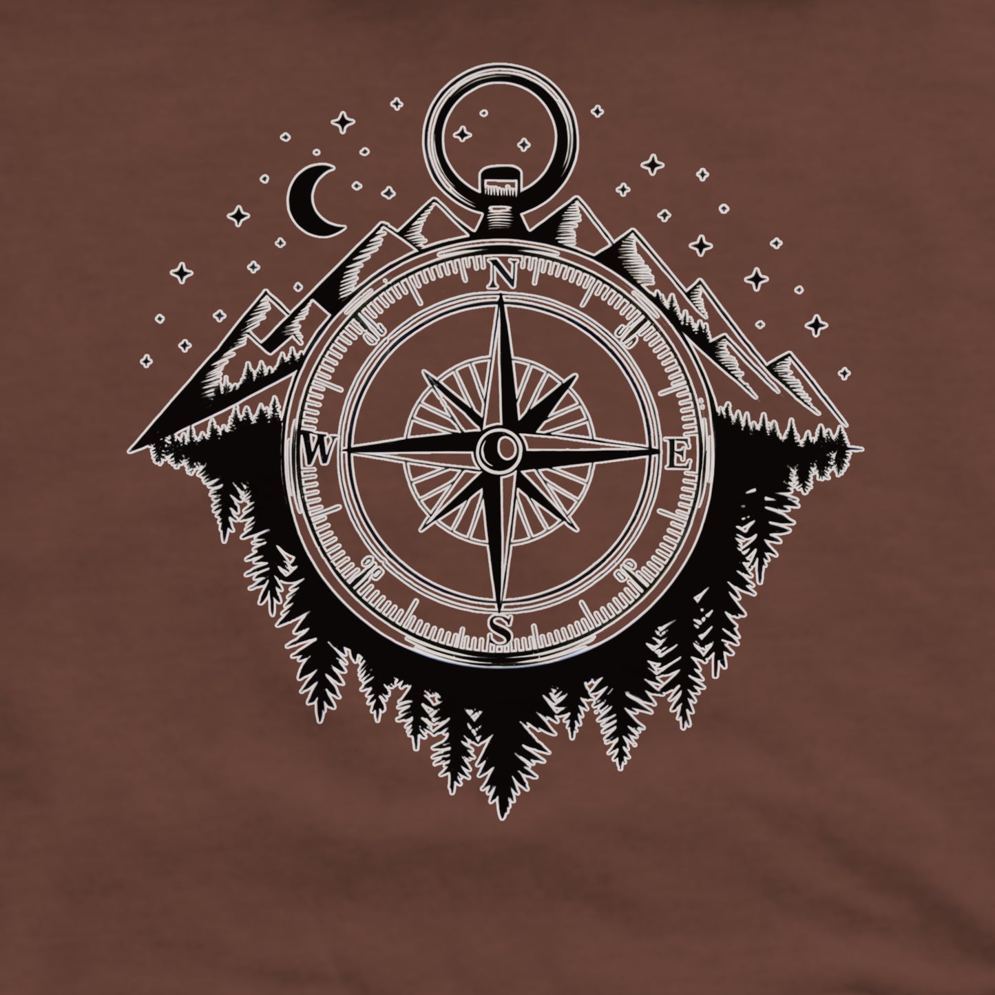 Navigate the Mountains Crewneck Sweatshirt Adventure and Outdoors Themed Sweatshirt