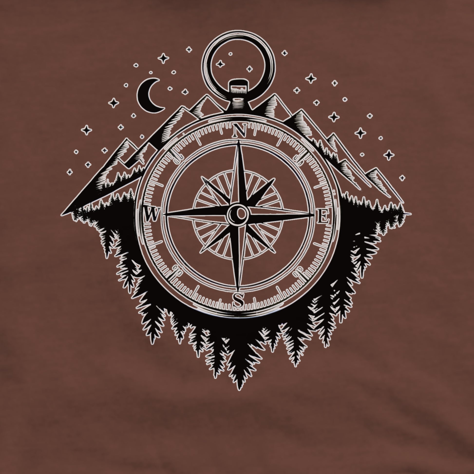 Navigate the Mountains Crewneck Sweatshirt Adventure and Outdoors Themed Sweatshirt