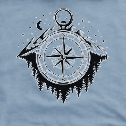Navigate the Mountains Crewneck Sweatshirt Adventure and Outdoors Themed Sweatshirt