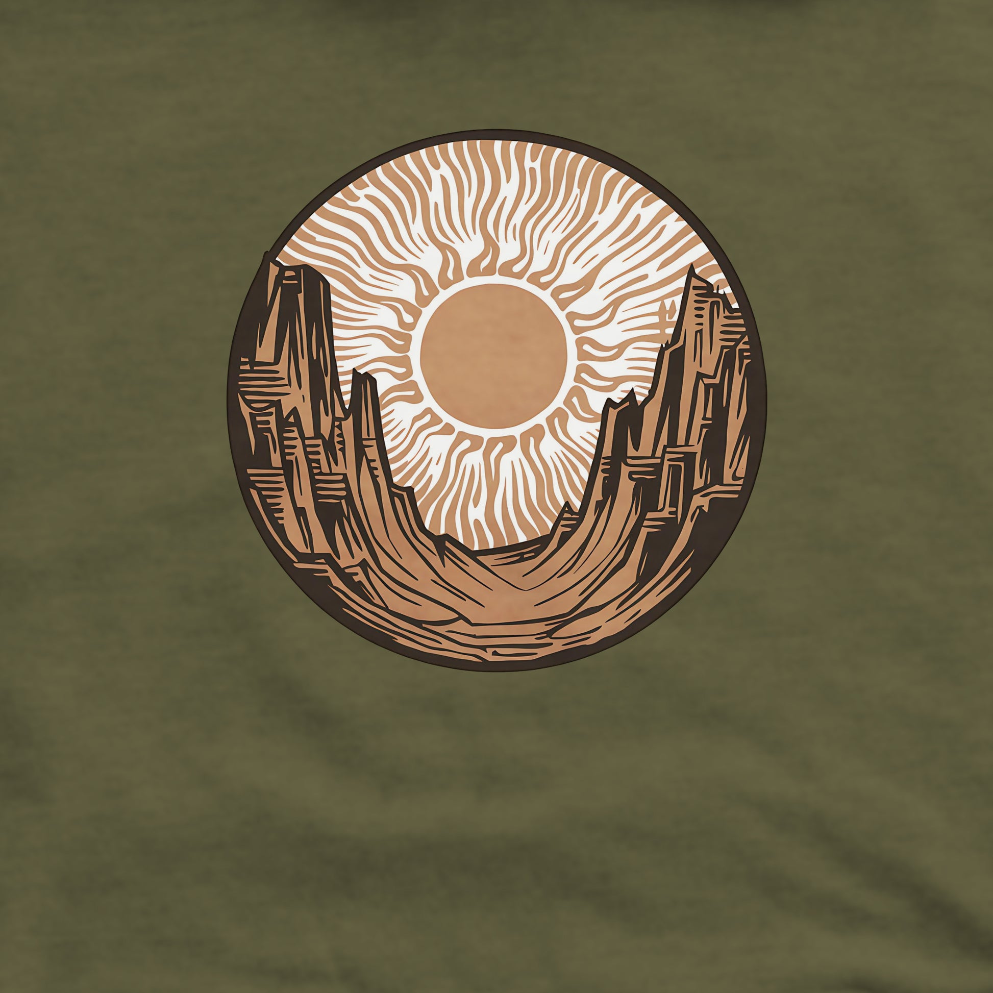 Desert Sun Crewneck Sweatshirt Adventure and Outdoors Themed Sweatshirt