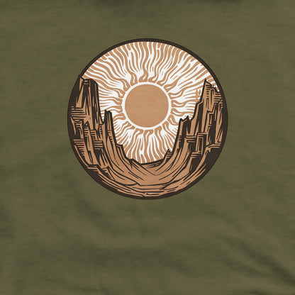 Desert Sun Crewneck Sweatshirt Adventure and Outdoors Themed Sweatshirt