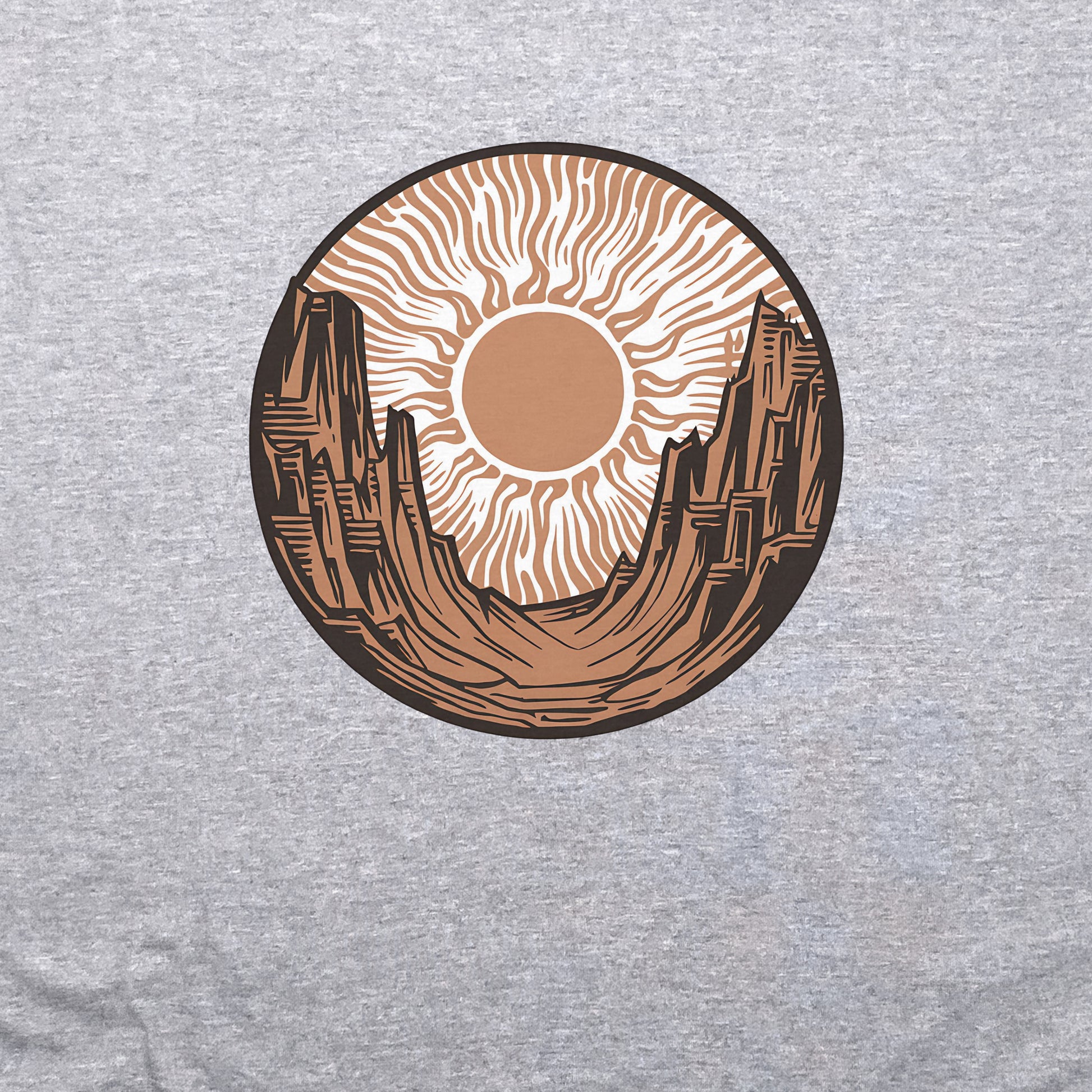 Desert Sun Crewneck Sweatshirt Adventure and Outdoors Themed Sweatshirt